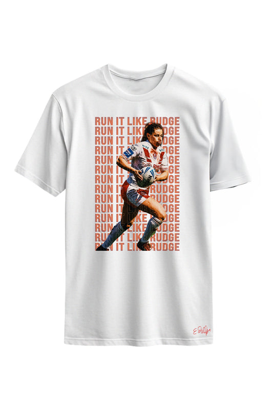 'Run it...' Oversized Box Tee
